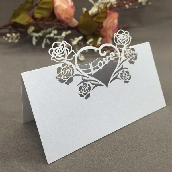 greeting cards 50pcs romantic wedding name card laser cut heart rose love pattern place seat party decorations supply
greeting cards 50pcs romantic wedding name card laser cut heart rose love pattern place seat party decorations supply
