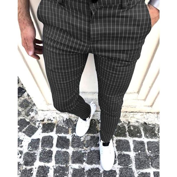 men's pants plaid men 2021 autumn slim fit print casual trend loose feet harem sports trousers, Black
men's pants plaid men 2021 autumn slim fit print casual trend loose feet harem sports trousers, Black