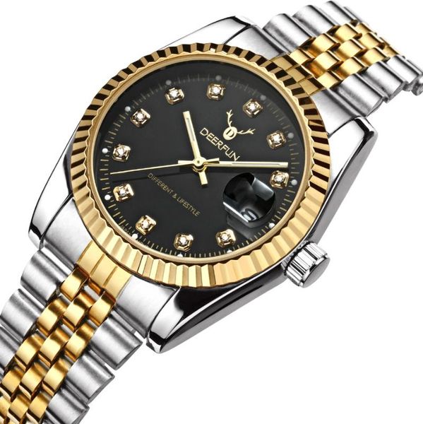 wristwatches men watch deerfun business gold diamond fashion calendar luxury waterproof quartz wristwatch relogio masculino, Slivery;brown
wristwatches men watch deerfun business gold diamond fashion calendar luxury waterproof quartz wristwatch relogio masculino, Slivery;brown