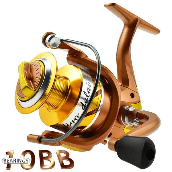 baitcasting reels spinning reel fishing gold 10bb anti-water bearing 1000-7000 series metal coil boat rock wheel pesca
baitcasting reels spinning reel fishing gold 10bb anti-water bearing 1000-7000 series metal coil boat rock wheel pesca