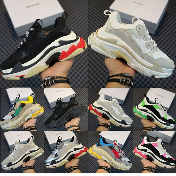 2022 triple s casual shoes designer platform sneakers men women 17fw paris chaussures vintage dad shoe white black cream yellow red mens tra
2022 triple s casual shoes designer platform sneakers men women 17fw paris chaussures vintage dad shoe white black cream yellow red mens tra