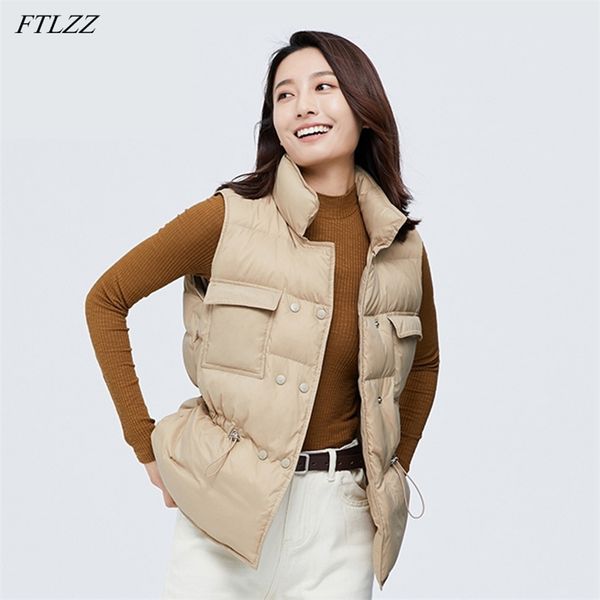 ultra light down vest women short jacket waterproof lightweight warm waistcoat white 90% duck coat adjustable waist 210430, Black
ultra light down vest women short jacket waterproof lightweight warm waistcoat white 90% duck coat adjustable waist 210430, Black