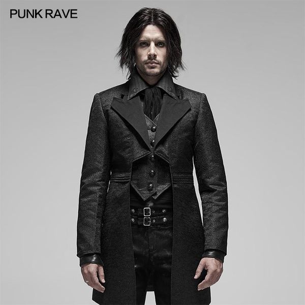 men's steampunk fills retro jacquard coat gothic fake two pieces evening dinner long jacket spring autumn outerwear jackets, Black;brown
men's steampunk fills retro jacquard coat gothic fake two pieces evening dinner long jacket spring autumn outerwear jackets, Black;brown