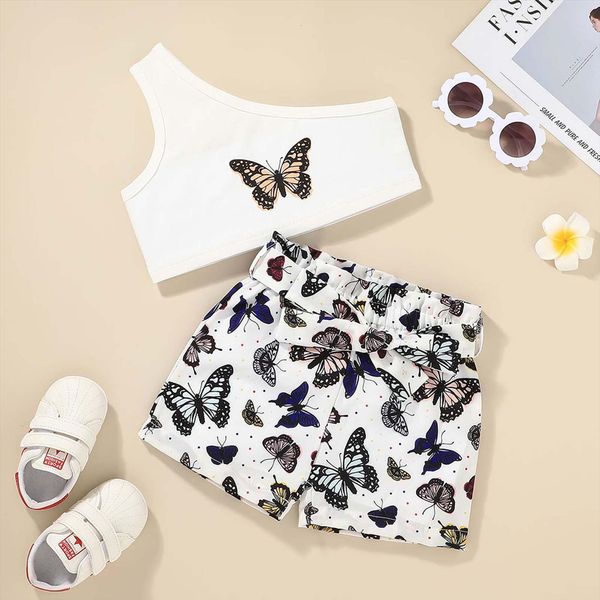 toddler kids baby girls fashion butterfly print one shoulder b utterfly shorts clothes roupa infantil menina, White
toddler kids baby girls fashion butterfly print one shoulder b utterfly shorts clothes roupa infantil menina, White