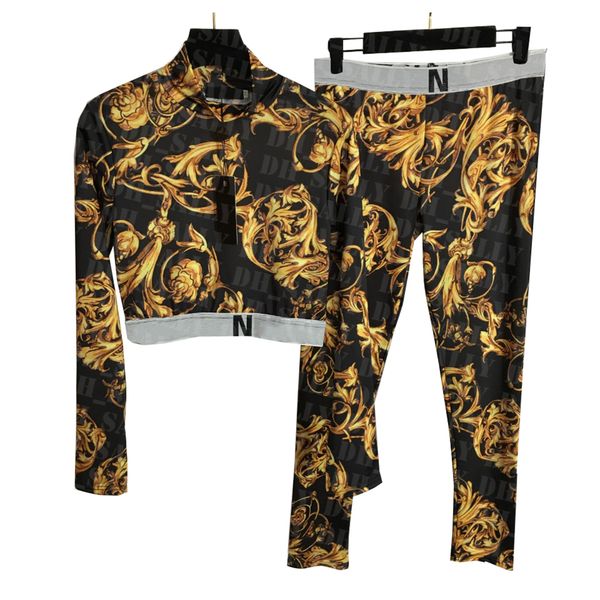 floral print sports outfit long sleeve tight fitting tracksuit women designer elastic tracksuits autumn winter gym clothing, White;red 
floral print sports outfit long sleeve tight fitting tracksuit women designer elastic tracksuits autumn winter gym clothing, White;red