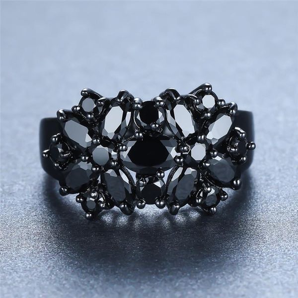 vintage black stone star flower ring small oval crystal full zircon rings for women men antique gold jewelry wedding bands cluster, Golden;silver
vintage black stone star flower ring small oval crystal full zircon rings for women men antique gold jewelry wedding bands cluster, Golden;silver