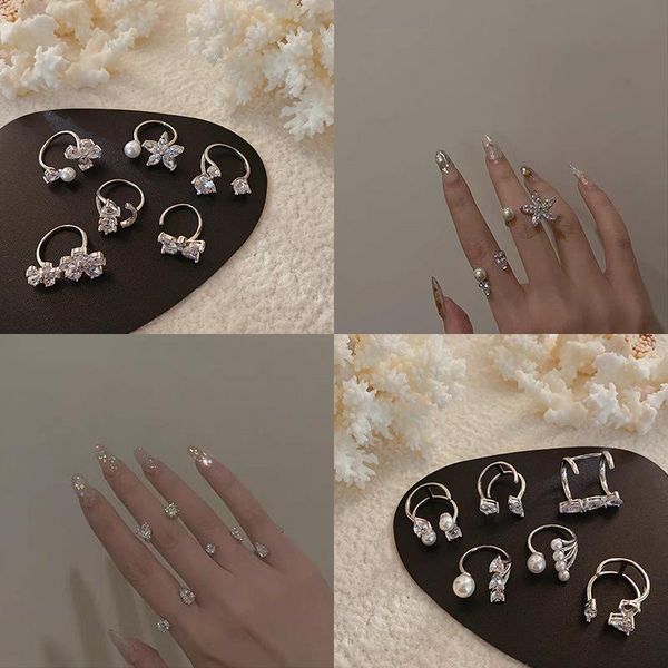 fairy ring romantic sweet ladies open adjustable silver color zircon freshwater pearl flower butterfly rings for party cluster, Golden;silver
fairy ring romantic sweet ladies open adjustable silver color zircon freshwater pearl flower butterfly rings for party cluster, Golden;silver