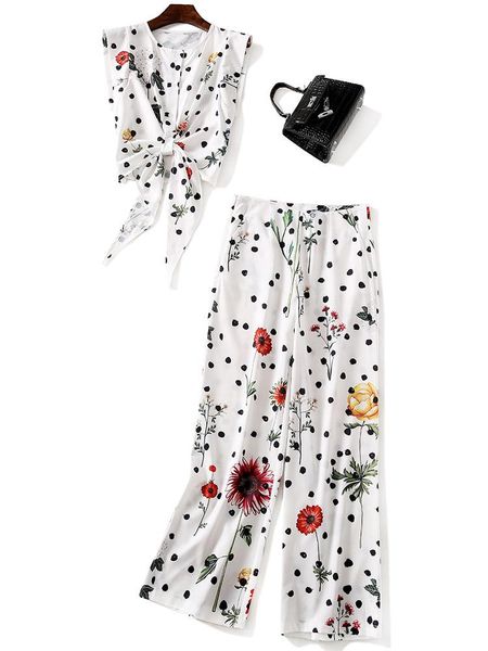 fashion women's sets 2021 runway luxury european design party style clothing two piece pants, White
fashion women's sets 2021 runway luxury european design party style clothing two piece pants, White