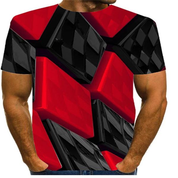 men's t-shirts 2021 summer short-sleeved t-shirt 3d casual square streetwear, White;black
men's t-shirts 2021 summer short-sleeved t-shirt 3d casual square streetwear, White;black