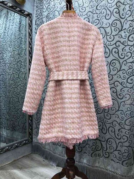coats tassel wool outerwear coats autumn winter designer women vintage prints adjustable belt long pink coat, Tan;black
coats tassel wool outerwear coats autumn winter designer women vintage prints adjustable belt long pink coat, Tan;black