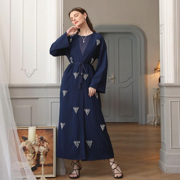 dark blue kaftan arabic open abaya kimono beading pearl muslim dress female cardigan outwear women fashion robe ethnic clothing, Red
dark blue kaftan arabic open abaya kimono beading pearl muslim dress female cardigan outwear women fashion robe ethnic clothing, Red