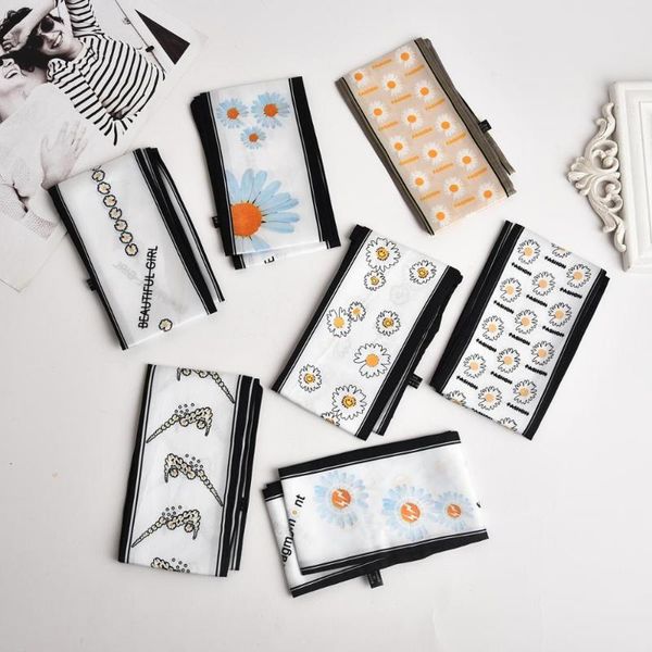 scarves all-match double-sided printing daisy small scarf decoration temperament shawl fashion ribbon silk gift for ladies, Blue;gray
scarves all-match double-sided printing daisy small scarf decoration temperament shawl fashion ribbon silk gift for ladies, Blue;gray