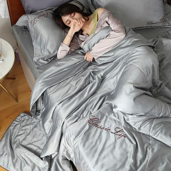 comforters & sets summer washed ice silk quilt air-conditioning comforter soft breathable cool blanket embroidered print bedspread bed cover
comforters & sets summer washed ice silk quilt air-conditioning comforter soft breathable cool blanket embroidered print bedspread bed cover