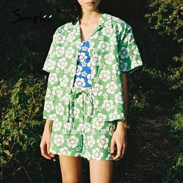 women's tracksuits simplee casual printed v-neck beach summer short set women two-piece plaid sleeves female suit floral lace up 2021, Gray
women's tracksuits simplee casual printed v-neck beach summer short set women two-piece plaid sleeves female suit floral lace up 2021, Gray
