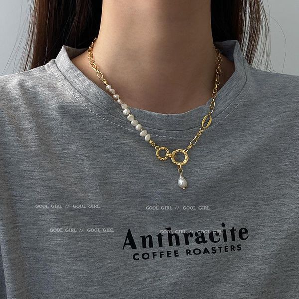 chains freshwater pearl stitching chain circle necklace korean fashion clavicle hip hop personality pendant female, Silver
chains freshwater pearl stitching chain circle necklace korean fashion clavicle hip hop personality pendant female, Silver
