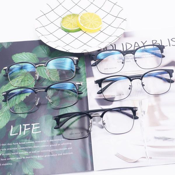 fashion sunglasses frames metal tr mixed eyebrow frame business simple and retro full-frame plastic-steel spectacle, Black
fashion sunglasses frames metal tr mixed eyebrow frame business simple and retro full-frame plastic-steel spectacle, Black
