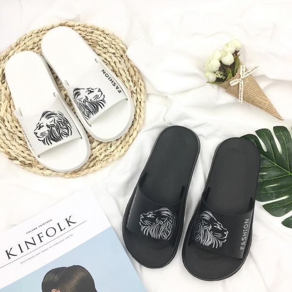slippers 2021 personality trend fashion lion men's summer home outdoor couple beach sandals and, Black
slippers 2021 personality trend fashion lion men's summer home outdoor couple beach sandals and, Black