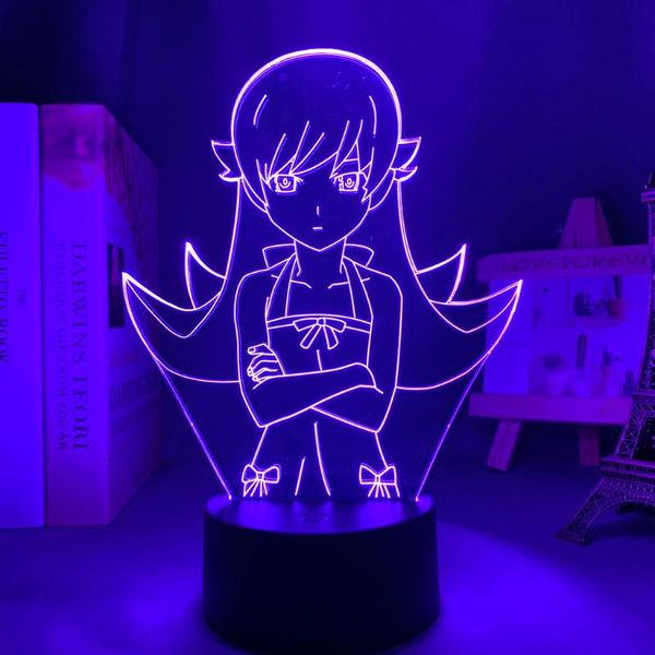 night lights anime bakemonogatari shinobu oshino led light for bedroom decor brithday gift room desk 3d lamp
night lights anime bakemonogatari shinobu oshino led light for bedroom decor brithday gift room desk 3d lamp