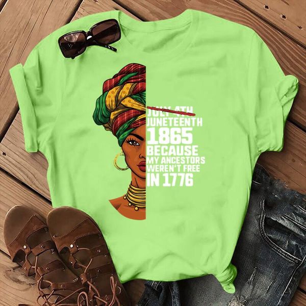 african black girl print women t shirt juneteenth my independence day t-shirt femme melanin shirts graphic tshirt female, White
african black girl print women t shirt juneteenth my independence day t-shirt femme melanin shirts graphic tshirt female, White