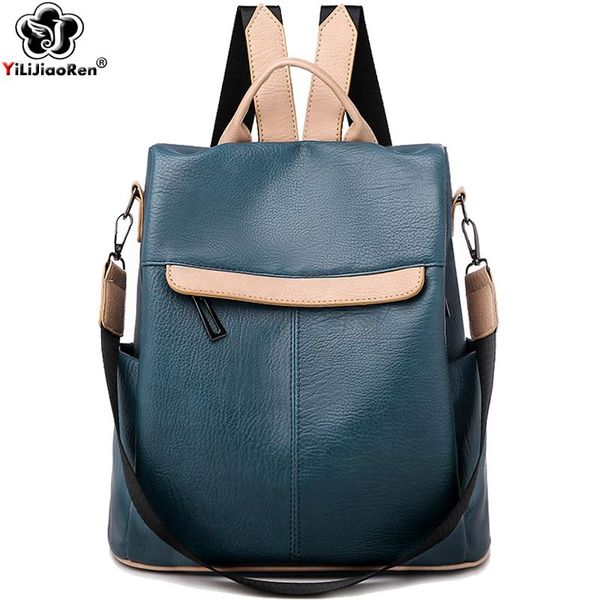 outdoor bags fashion leather backpack women shoulder bag large capacity school for teenage girls light travel
outdoor bags fashion leather backpack women shoulder bag large capacity school for teenage girls light travel