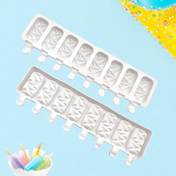 baking moulds 8-cavity silicone ice cream mold diamond small oval diy homemade popsicle dessert lolly maker reusable tool
baking moulds 8-cavity silicone ice cream mold diamond small oval diy homemade popsicle dessert lolly maker reusable tool