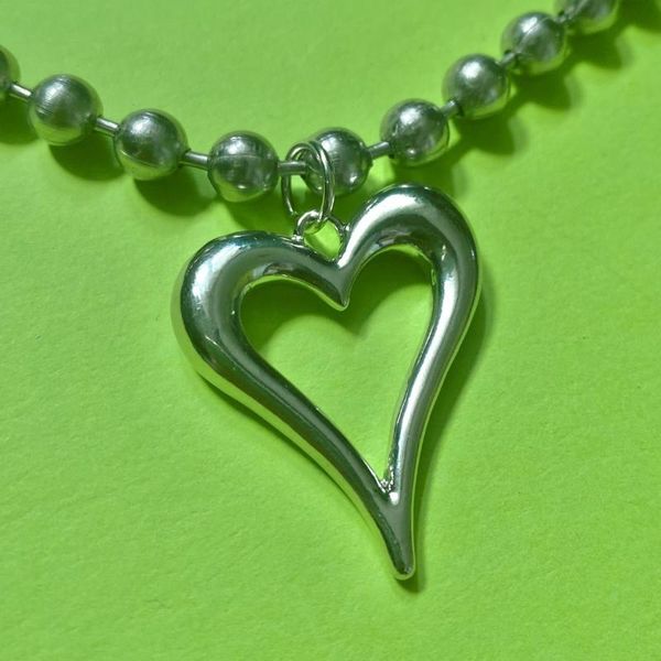 punk y2k hollow out heart shaped pendant necklace for women hip hop charms choker gossip girl 90s jewelry aesthetic necklaces, Silver
punk y2k hollow out heart shaped pendant necklace for women hip hop charms choker gossip girl 90s jewelry aesthetic necklaces, Silver