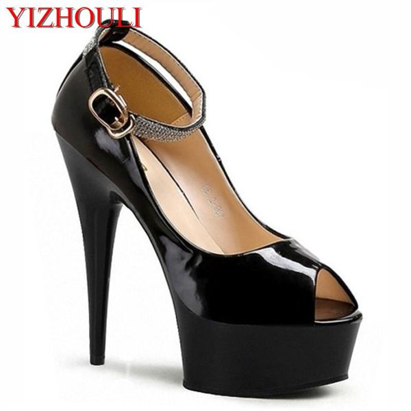 centimeters thick base foot naked thin belt, the female fashion high heels of party amorous feelings dress shoes, Black
centimeters thick base foot naked thin belt, the female fashion high heels of party amorous feelings dress shoes, Black