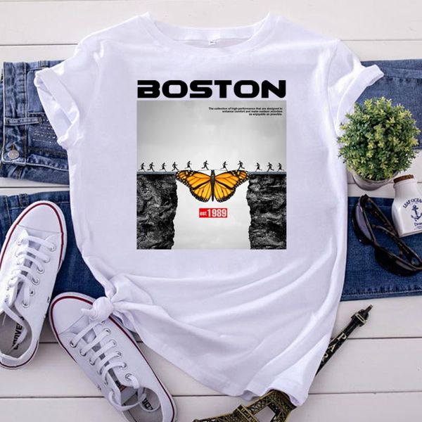 boston cliff butterfly bridge gray est 1989 print t shirt for woman oversized casual womens tshirthip hop harajuku women clothes women', White
boston cliff butterfly bridge gray est 1989 print t shirt for woman oversized casual womens tshirthip hop harajuku women clothes women', White