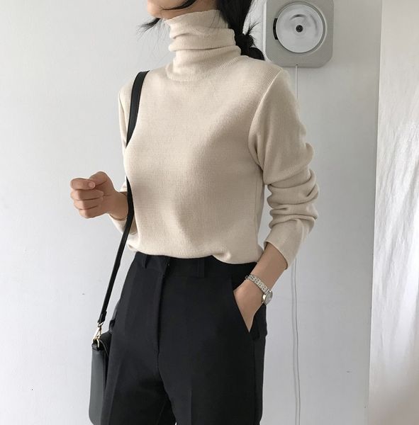 women's sweaters hzirip solid ol minimalist mesh outwear vintage turtleneck high woman's sweater stylish retro-loose yy39, White;black
women's sweaters hzirip solid ol minimalist mesh outwear vintage turtleneck high woman's sweater stylish retro-loose yy39, White;black