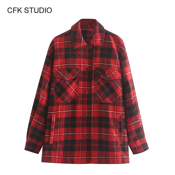 women autumn blouse 2021 fashion turn-down collar plaid printed long sleeve cotton femme loose casual basic women's blouses & shirts, White
women autumn blouse 2021 fashion turn-down collar plaid printed long sleeve cotton femme loose casual basic women's blouses & shirts, White