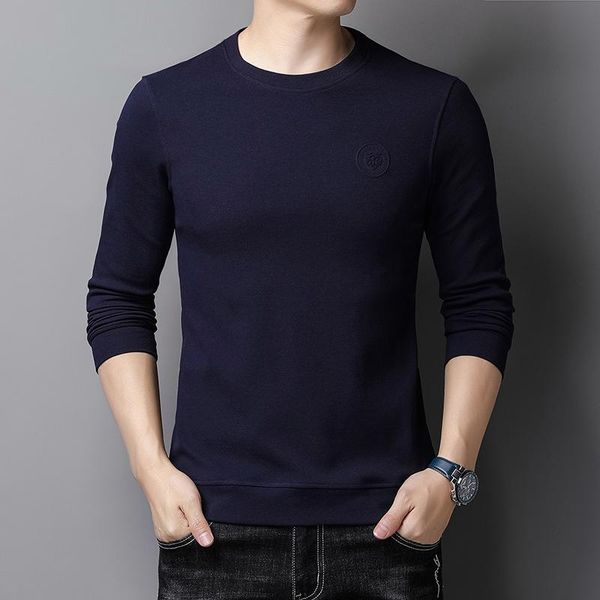 men's t-shirts autumn and winter 2021 pearl cotton long sleeve t-shirt middle aged t solid color business casual wear, White;black
men's t-shirts autumn and winter 2021 pearl cotton long sleeve t-shirt middle aged t solid color business casual wear, White;black