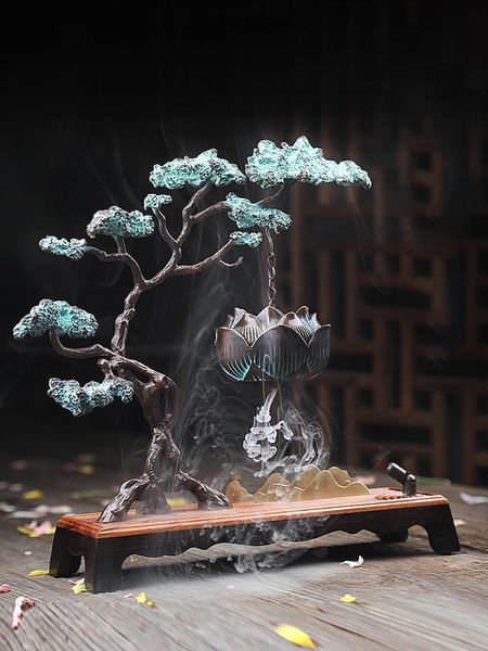 fragrance lamps back flow stick holder incense burner vintage pine smoke fountain meditation decor lotus incensario home office
fragrance lamps back flow stick holder incense burner vintage pine smoke fountain meditation decor lotus incensario home office