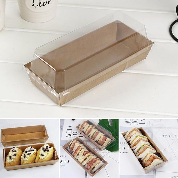 1pcs rectangular kraft paper box packaging sandwich wrapping boxes with plastic clear lids cake bread snack bakery packing gift wrap
1pcs rectangular kraft paper box packaging sandwich wrapping boxes with plastic clear lids cake bread snack bakery packing gift wrap