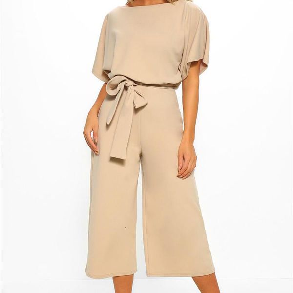 women's round neck short sleeve loose capri-pants rompers jumpsuits casual wear, Black;white
women's round neck short sleeve loose capri-pants rompers jumpsuits casual wear, Black;white