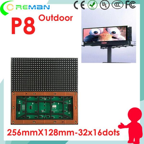 low price outdoor smd p8 rgb led module 16*32 128*256mm , high brightness p6 p10 p5 panel display
low price outdoor smd p8 rgb led module 16*32 128*256mm , high brightness p6 p10 p5 panel display