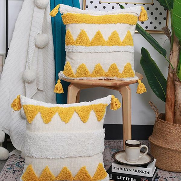 cushion/decorative pillow tufted embroidery cushion cover with tassel chenille fabric throw sofa home car decorative pillowcover 40880
cushion/decorative pillow tufted embroidery cushion cover with tassel chenille fabric throw sofa home car decorative pillowcover 40880