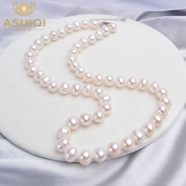 ashiqi natural freshwater necklace near round pearl jewelry women wedding gifts for the year trend, Silver
ashiqi natural freshwater necklace near round pearl jewelry women wedding gifts for the year trend, Silver