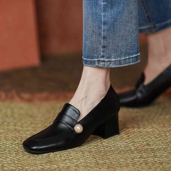 sandals office lady sewing design brand shoes casual pearl slip on women stylish fashion classic pumps, Black
sandals office lady sewing design brand shoes casual pearl slip on women stylish fashion classic pumps, Black