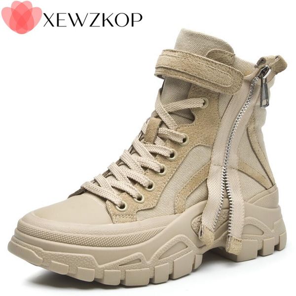 women's boots waterproof lace up zip military tooling motorcycle retro female ankle lightweight outdoorshoes, Black
women's boots waterproof lace up zip military tooling motorcycle retro female ankle lightweight outdoorshoes, Black