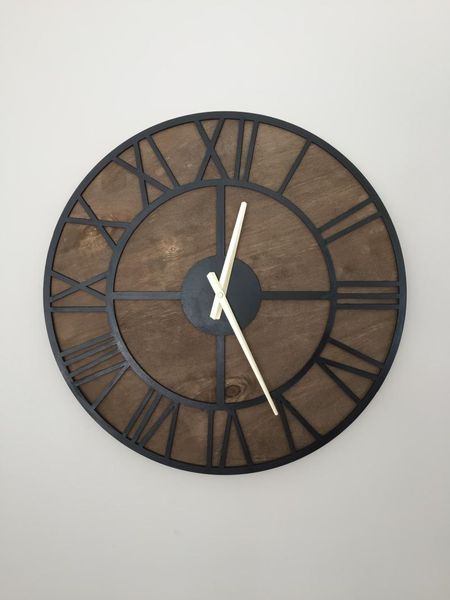 goodtime roman numeral decorative wall clock 50 cm mdf wooden home needles design clocks
goodtime roman numeral decorative wall clock 50 cm mdf wooden home needles design clocks