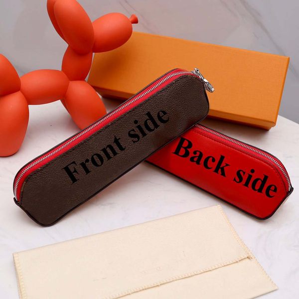 pencil bag organizer storage case large capacity designer brand durable pouch cosmetic makeup bags, Black;red
pencil bag organizer storage case large capacity designer brand durable pouch cosmetic makeup bags, Black;red