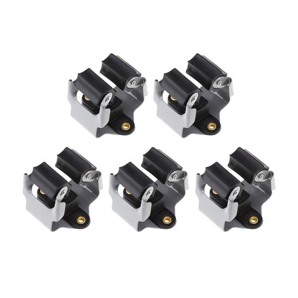 hooks & rails 5 pcs mop and broom holders wall mounted organizers practical bathroom kitchen racks with 10 screws (black)
hooks & rails 5 pcs mop and broom holders wall mounted organizers practical bathroom kitchen racks with 10 screws (black)