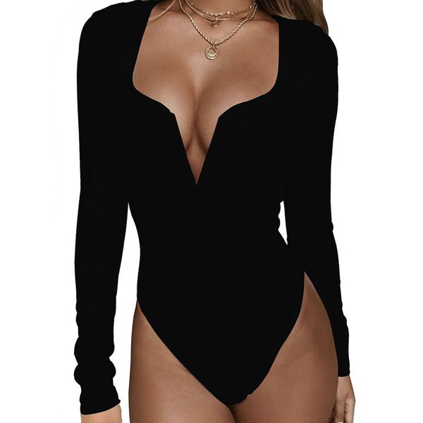 deep v-neck white bodysuit women spring casual long sleeve bodycon jumpsuit female black thong bodysuit clubwear body femme 210414, Black;white
deep v-neck white bodysuit women spring casual long sleeve bodycon jumpsuit female black thong bodysuit clubwear body femme 210414, Black;white