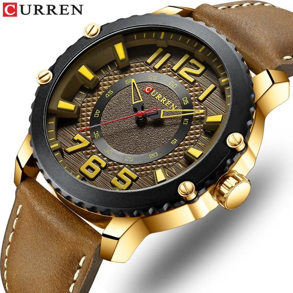 wristwatches curren genuine leather men watches casual outdoor sport waterproof wristwatch man quartz clock relogio masculino 2021, Slivery;brown
wristwatches curren genuine leather men watches casual outdoor sport waterproof wristwatch man quartz clock relogio masculino 2021, Slivery;brown