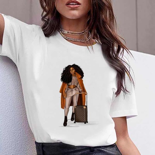 melanin floral poppin vogue women black african curly hair girl printed femme tee harajuku clothes female, White
melanin floral poppin vogue women black african curly hair girl printed femme tee harajuku clothes female, White