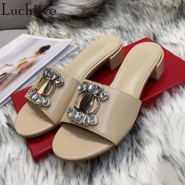 slippers apricot crystal mule chunky heels shoes woman open toe ladies slides plus size diamond women's, Black
slippers apricot crystal mule chunky heels shoes woman open toe ladies slides plus size diamond women's, Black