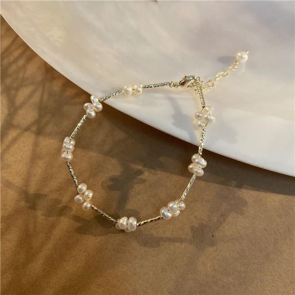 link, chain millet beads freshwater pearl bracelet korean design simple and wild small fresh forest super fairy, Black
link, chain millet beads freshwater pearl bracelet korean design simple and wild small fresh forest super fairy, Black