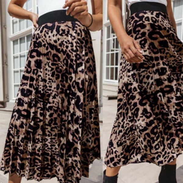 casual vintage fashion leopard print women skirt pleated elasticated high waist party long maxi, Black
casual vintage fashion leopard print women skirt pleated elasticated high waist party long maxi, Black
