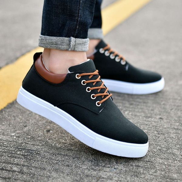 W8BR Casual shoes New arrival 2020 Spring Summer Casual Canvas For Flats Driving Sneakers Men Shoes KMF3, Black
W8BR Casual shoes New arrival 2020 Spring Summer Casual Canvas For Flats Driving Sneakers Men Shoes KMF3, Black