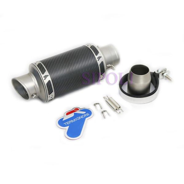 exhaust pipe carbon fiber steel 51mm motorcycle termignoni modify motocross muffler fz6 cbr250 cb600 mt07 atv dirt pit bike
exhaust pipe carbon fiber steel 51mm motorcycle termignoni modify motocross muffler fz6 cbr250 cb600 mt07 atv dirt pit bike